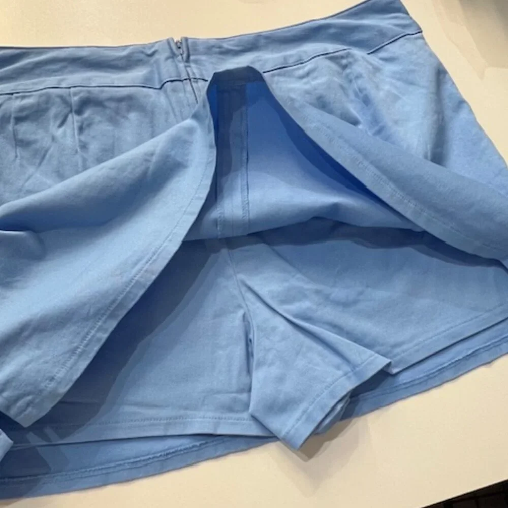 No Boundaries Women's Skort, Light Blue, Junior Size 19